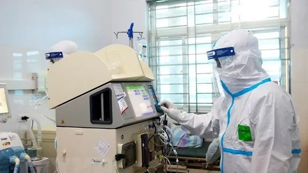 A healthcare establishment for COVID-19 treatment (Photo: VNA)