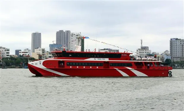High-speed ferry Trung Trac (Photo: VNA)