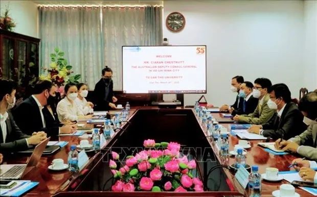 An overview of the working session (Photo: VNA)