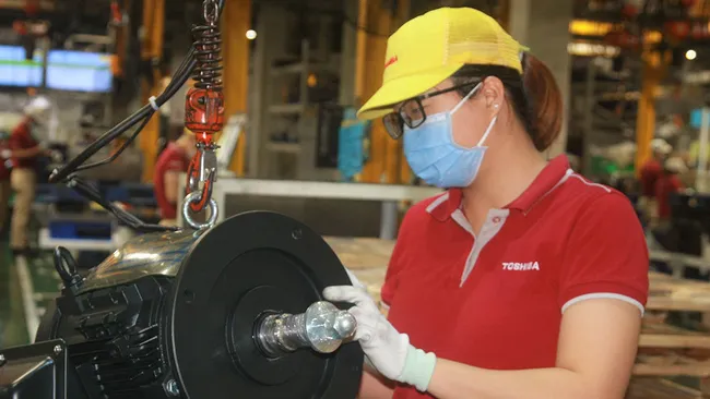 Manufacturing goods for export at Amata Industrial Park in Dong Nai Province