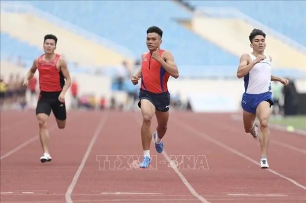 Over 100 athletes attend pre-SEA Games 31 athletics event (Photo: VNA)