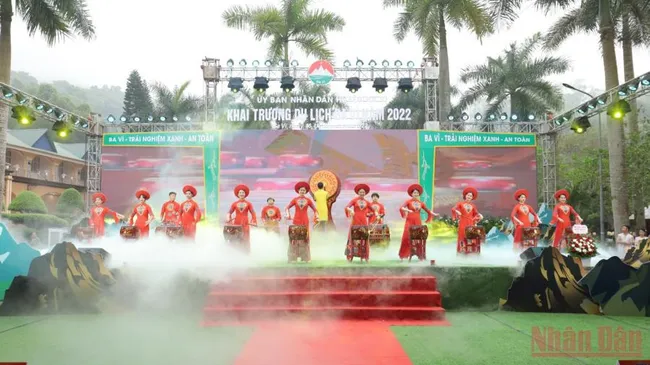 Ba Vi introduces the unique cultural features of ethnic minorities in the area.