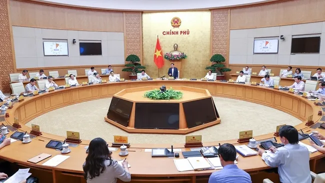 A Government meeting (Photo: VGP)