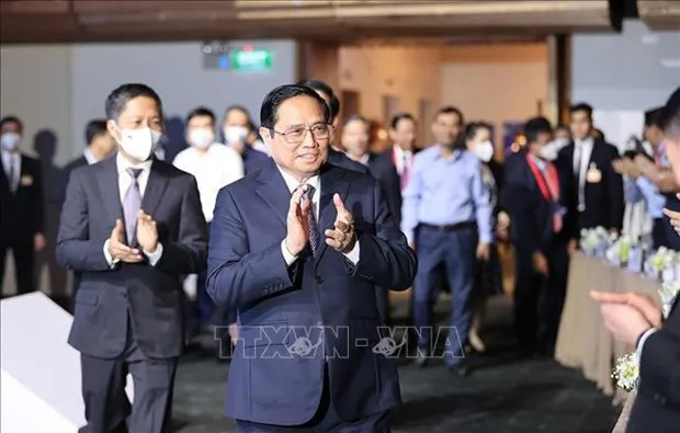 PM Pham Minh Chinh attends 4th Vietnam Economic Forum (Photo: VNA)