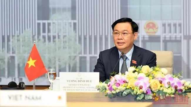 Chairman of the National Assembly Vuong Dinh Hue (Photo: DUY LINH)