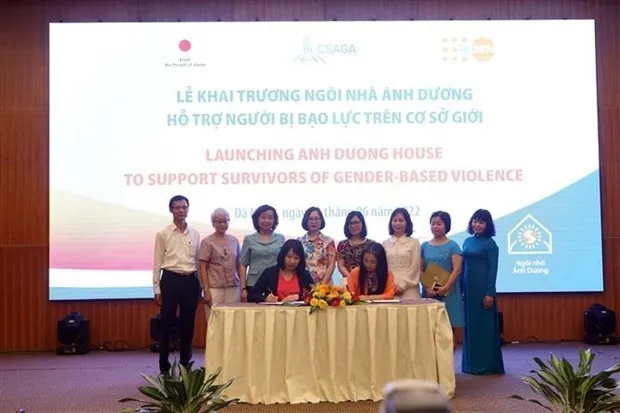 At the ceremony to launch 