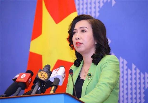Foreign Ministry’s Spokesperson Le Thi Thu Hang (Photo: VNA)