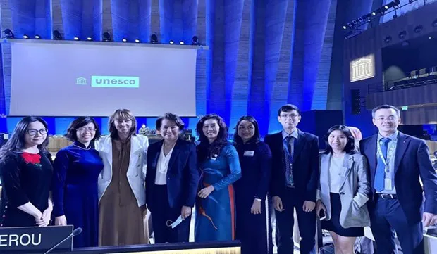 The Vietnamese delegation at ninth session of the General Assembly of the States Parties to the Convention 2003 (Photo: baoquocte.vn)