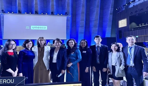 The Vietnamese delegation at ninth session of the General Assembly of the States Parties to the Convention 2003 (Photo: baoquocte.vn)