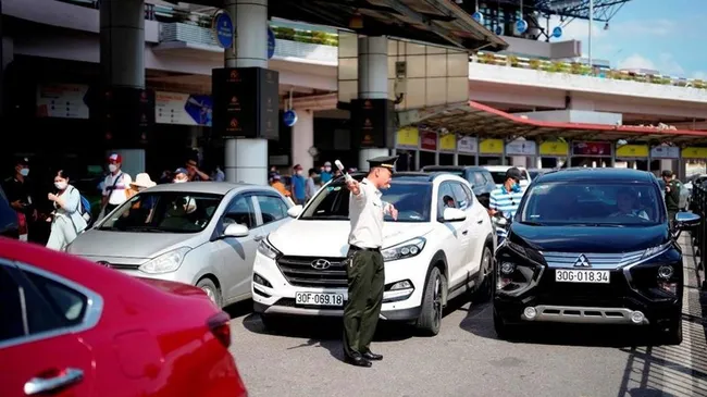 The entrance to Noi Bai Airport. (Photo: VNA)