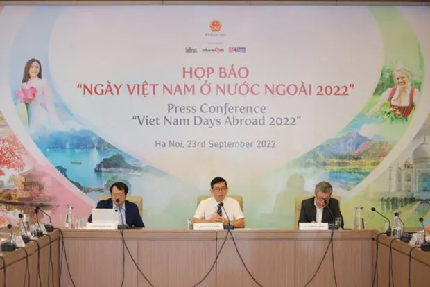 The press conference in Hanoi announcing Vietnam Days Abroad 2022 . (Photo from the organiser)