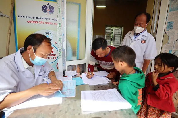 At a vaccination centre in Lai Chau province (Photo: VNA)