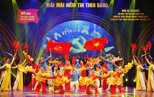 A performance at the event (Photo: hanoimoi.com.vn)
