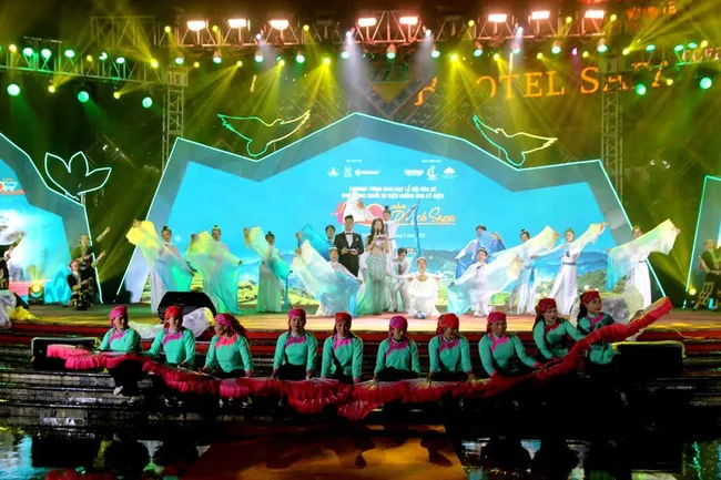 The opening ceremony of Sapa Summer Festival 2023. (Photo: Quoc Hong)