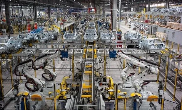 A production line at VinFast's factory (Photo: Vehicle)