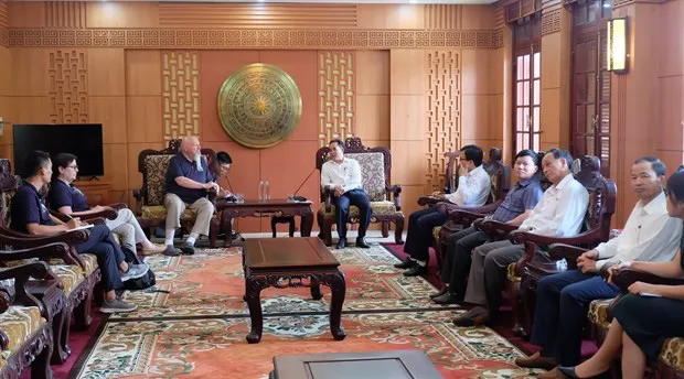 At the reception (Photo: baoquangnam.vn)