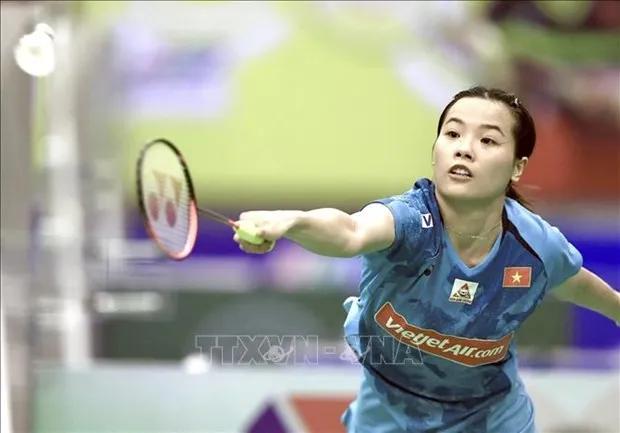 Vietnam's top female badminton player Nguyen Thuy Linh (Photo: VNA)