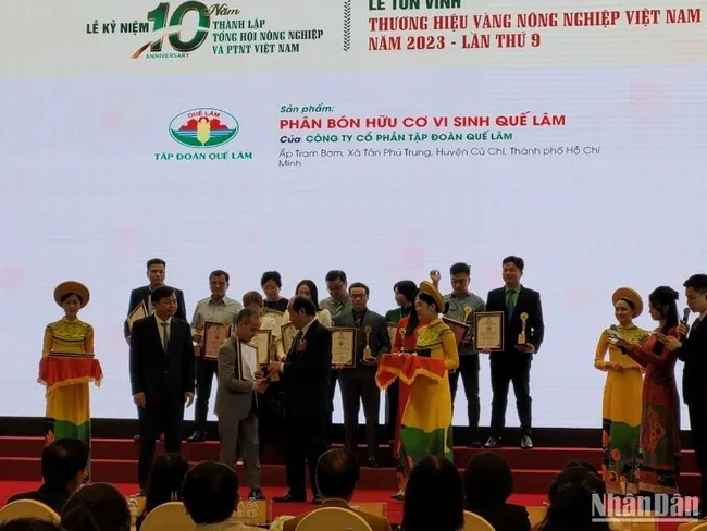 Outstanding agricultural brands are honoured at the event.