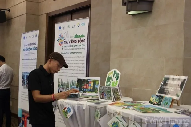 Exhibition showcasing the project's results (Photo: congthuong.vn)