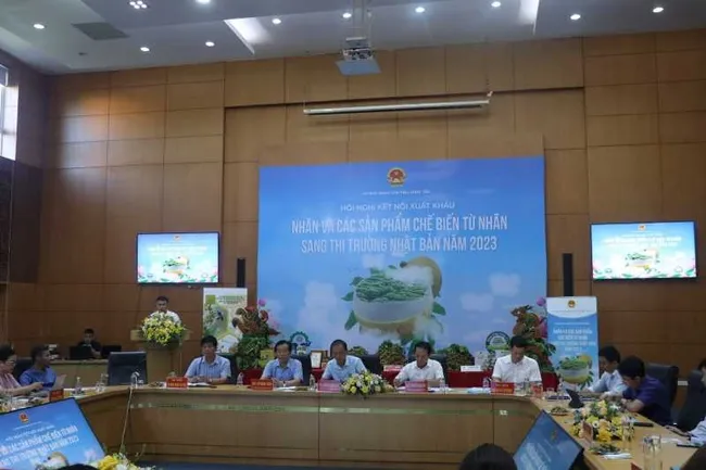 At the conference to promote the consumption of longan and products processed from longan in the Japanese market.