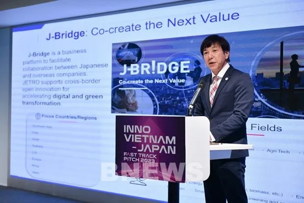The programme “Inno Vietnam – Japan Fast Track Pitch 2023” is launched in Hanoi on August 29. (Photo: VNA)