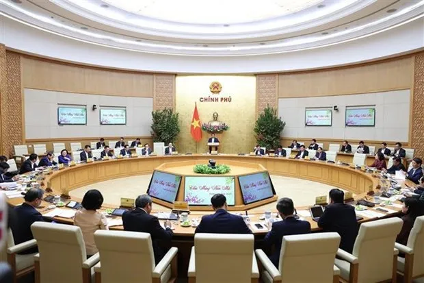 The meeting reviews this year's Tet situation and launch some focal tasks. (Photo: VNA)