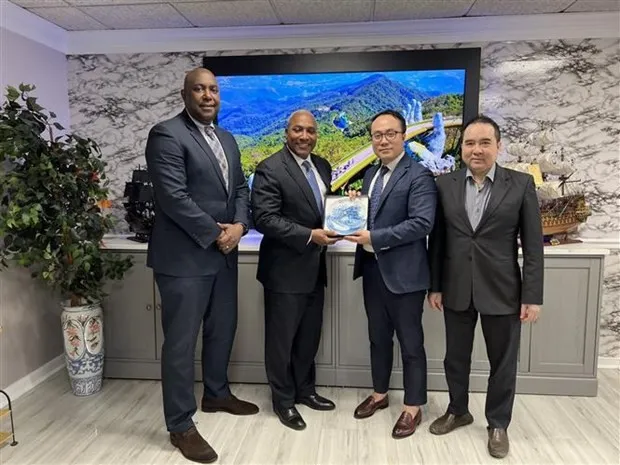 The Vietnamese trade office in the US has a working session with the Department of Commerce of Maryland state on March 18. (Photo: VNA)