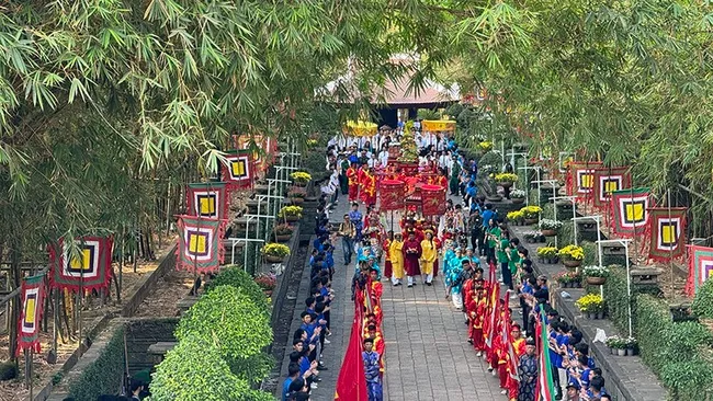 The ceremony to commemorate Hung Kings in Ho Chi Minh City.