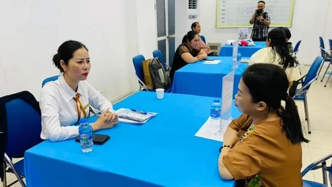 Consultancy provided for job seekers at the event.