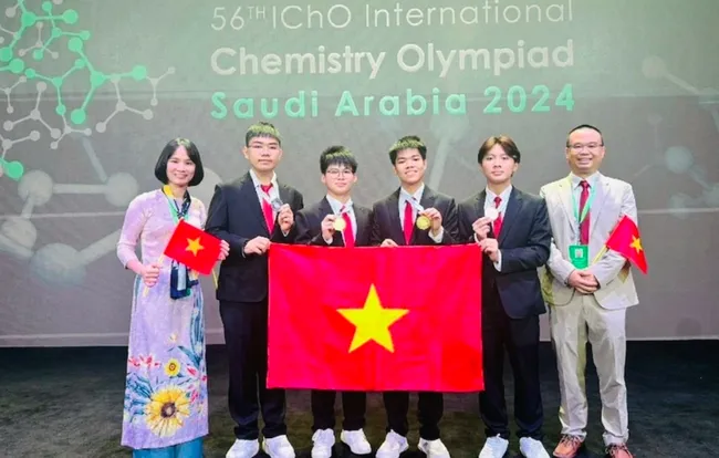 Vietnam ranks second at International Chemistry Olympiad 2024. (Photo: nhandan.vn)
