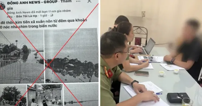 Xử lý quản trị viên nhóm Facebook ''Đông Anh News''