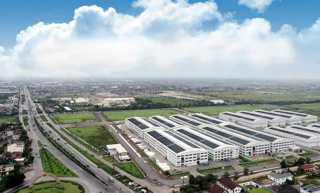 An Phat Complex Industrial Park in Hai Duong Province aims to be a high-tech, green, sustainable industrial park model. (Photo: VAN ANH)