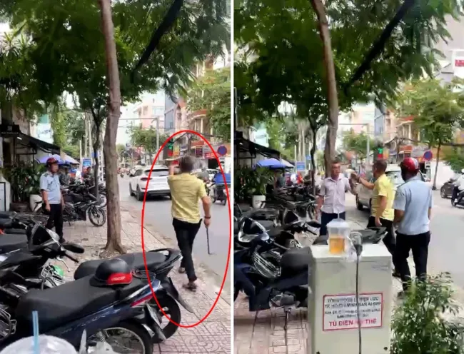 Bắt chủ tiệm tóc cầm xà beng đuổi cán bộ phường ở TP Hồ Chí Minh