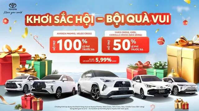 Toyota chốt sổ năm 2024 với loạt ưu đãi cực lớn