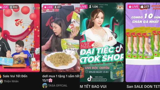 Livestream nông sản Tết: Cơ hội và thách thức cho nhà bán hàng