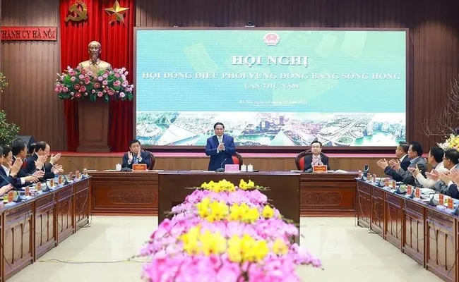 PM Pham Minh Chinh speaks at the conference (Photo: VNA)