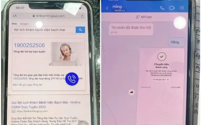 Cảnh báo: Mất tiền triệu vì bị lừa đặt lịch khám tại bệnh viện