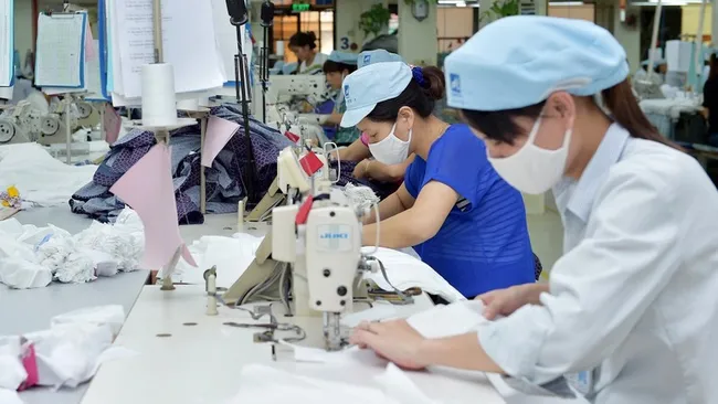 Manufacturing clothes at Garment 10 Corporation.