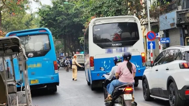 The restriction on large vehicles during rush hours is expected to ease congestion in the city centre.