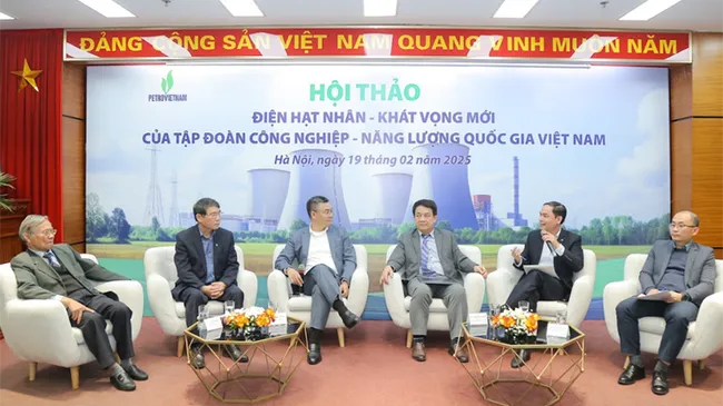 The workshop on nuclear development in Vietnam.