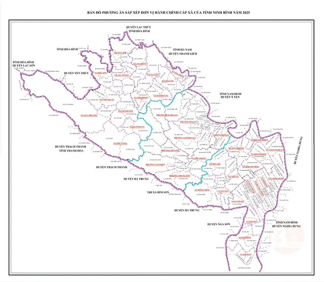 Ninh Bình: Chính thức chốt phương án thành lập 39 đơn vị cấp xã, phường