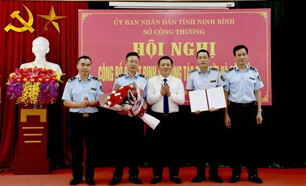 Ninh Bình: Công bố quyết định thành lập Chi cục Quản lý thị trường trực thuộc Sở Công thương