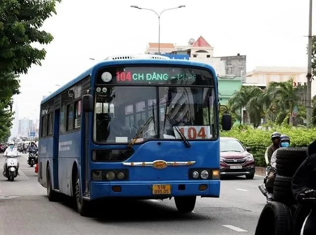 A public bus in HCM City. (Photo: VNA)