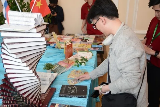 A booth at the book fair (Photo: VNA)