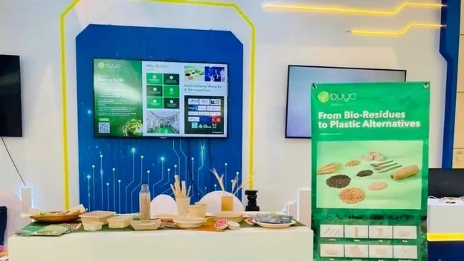 One of BUYO's products is made from waste from the agricultural sector.