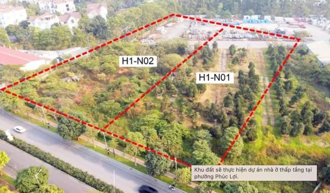 Hà Nội giao hơn 10.000m2 đất tại Long Biên làm dự án biệt thự thấp tầng