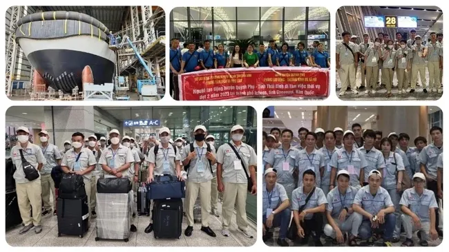 Vietnamese workers sent to RoK (Illustrative image/Photo: Colab)