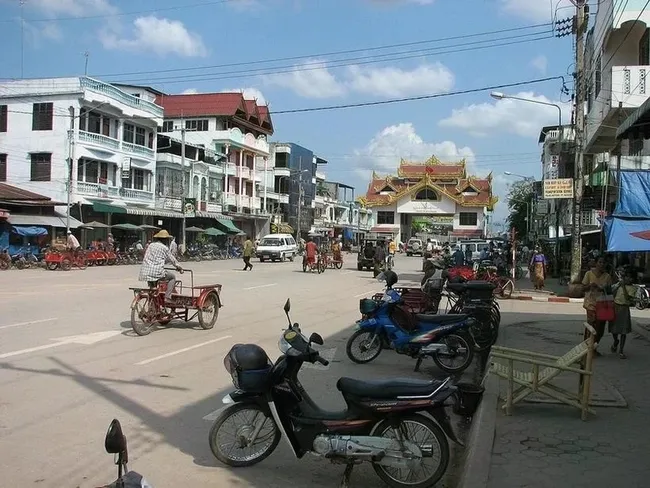 A corner of Myawaddy, Myanmar.