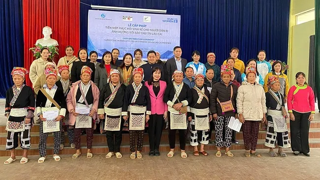 The women who receive support from the programme. (Photo: UN Women)