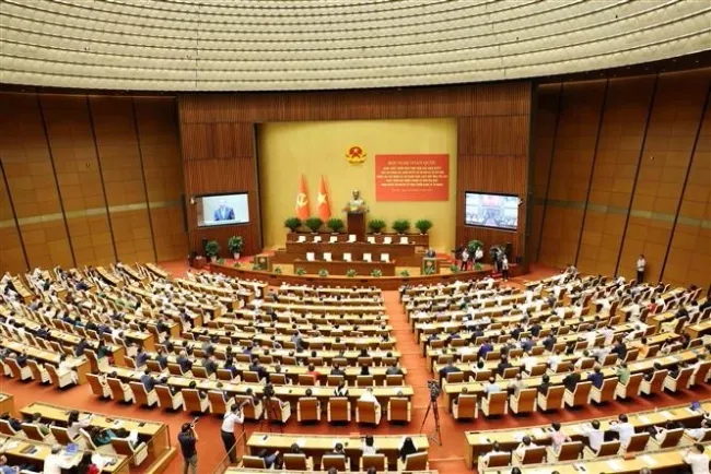 A view of the national conference on May 18 (Photo: VNA)